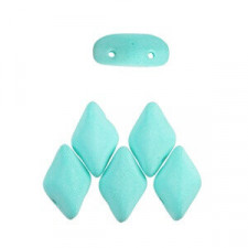 Matubo GemDuo Beads 8x5mm Bondeli - Matt mint